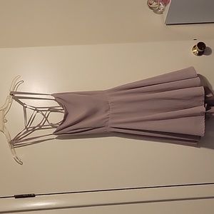 Lavender tie back dress